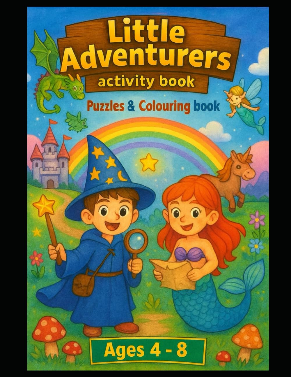 Little Adventurers: Activity Book: Magical Creatures Edition