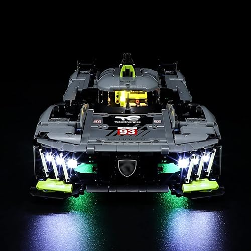 Miniatura 3 de LIGHTAILING Luz para Lego-42156 Peugeot-9X8 Mans-Hybrid-Hypercar - Kit de iluminación LED compatible con el modelo de bloques de construcción Lego -