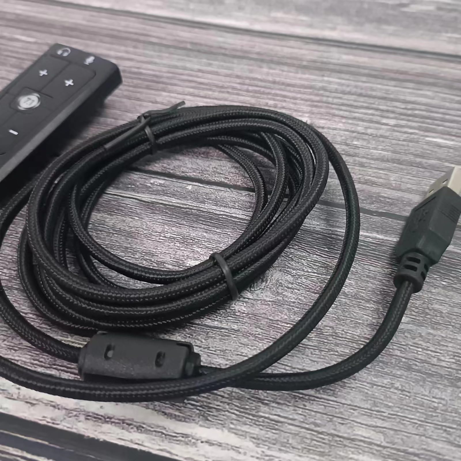 Sumérgete en un adaptador USB de sonido realista, tarjeta de sonido externa de 3,5 mm, conectores para auriculares Cloud2 7.1