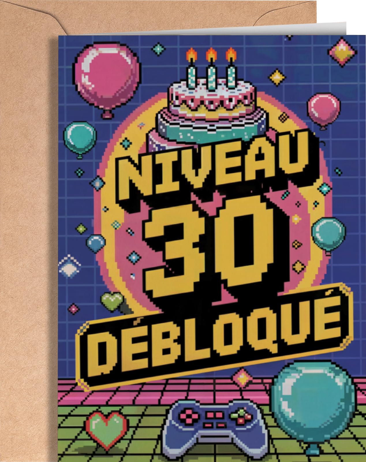 Carte Anniversaire 30 Ans Fille Garcon - Cadeau 30 Ans Femme Homme - Joyeux Anniversaire Deco