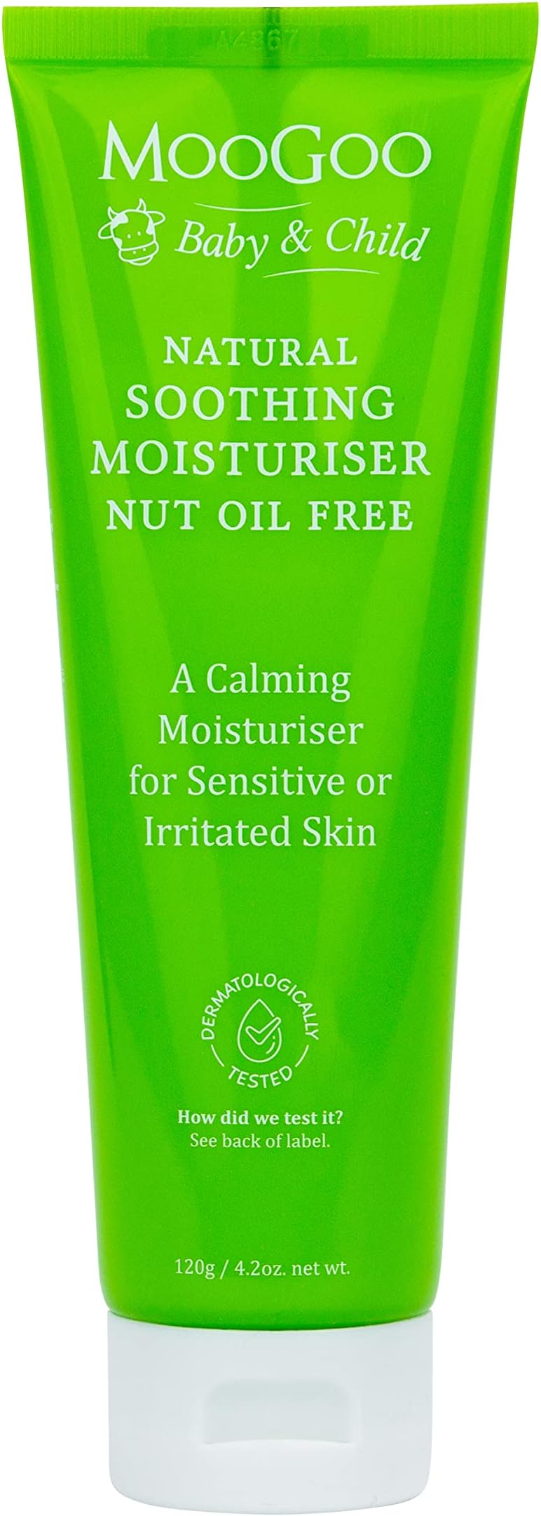 Baby Soothing Moisturizer Nut Oil Free - Gentle & Hypoallergenic with 10% MSM for Sensitive, Irritated & Delicate Skin, Paediatrician Approved, for All Ages, 120g / 4.2 oz.