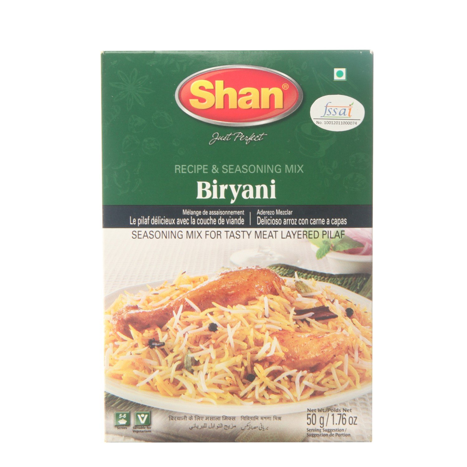 Shan Masala - Biryani, 50g Pack (B01KT7PLFW) Amazon Price History, Amazon Price Tracker
