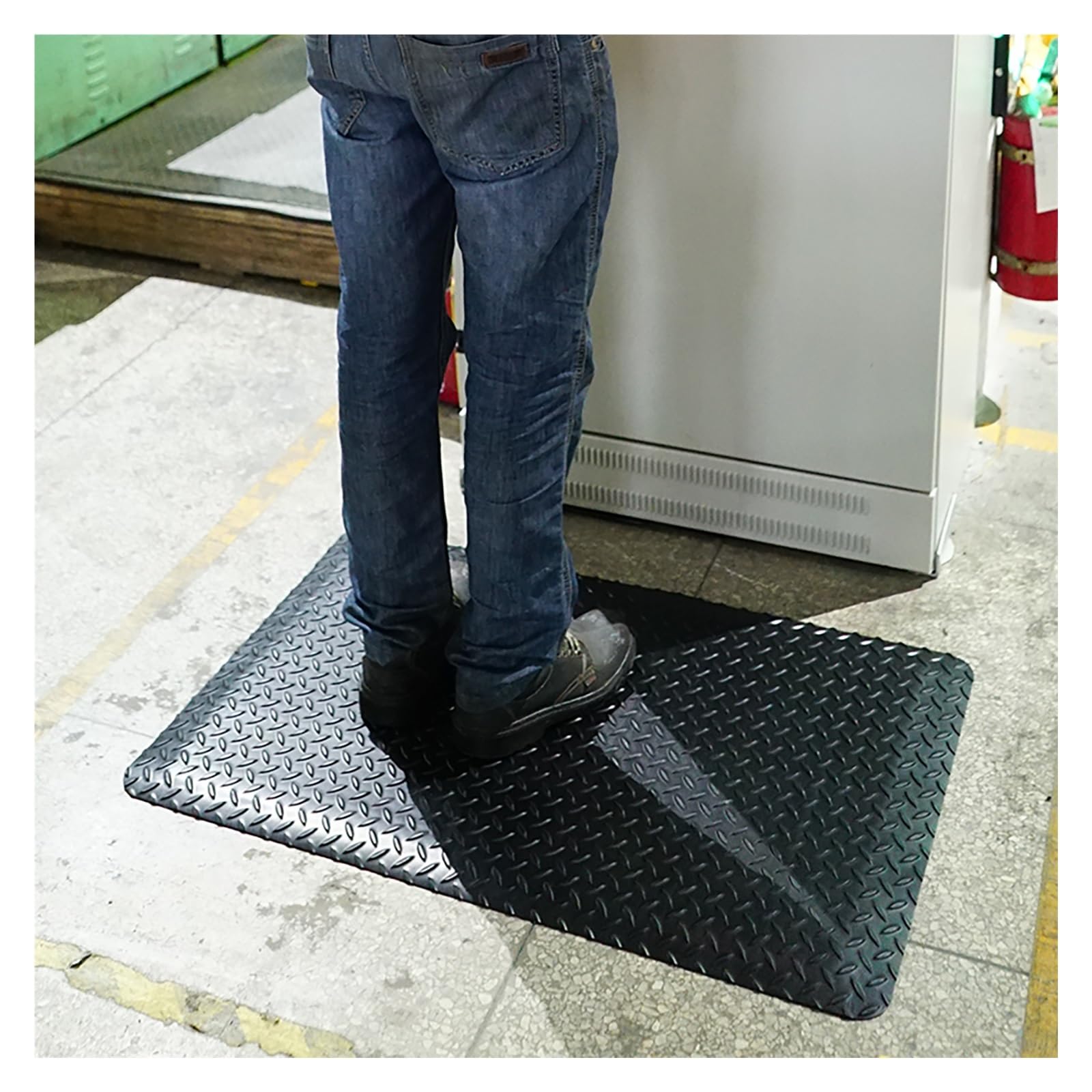 Mata przewodząca na stację roboczą, ergonomiczna, antystatyczna mata podłogowa z wyściełanym podparciem, mata na biurko do pracy