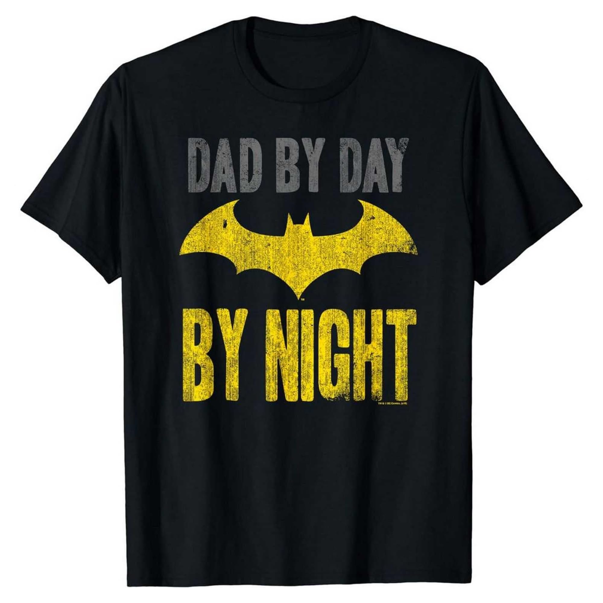Batman Men's Dad By Day T-Shirt Black - XXL
