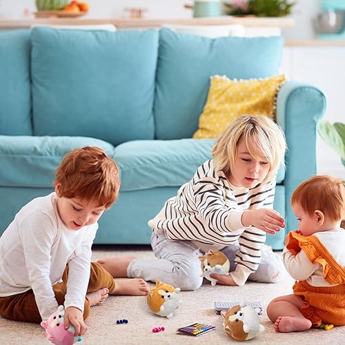 Miniatura 5 de Sumind 9 piezas de mini animales de peluche para perros a granel, regalos de fiesta, juguete de peluche pequeño y suave para rellenos de bolsas de