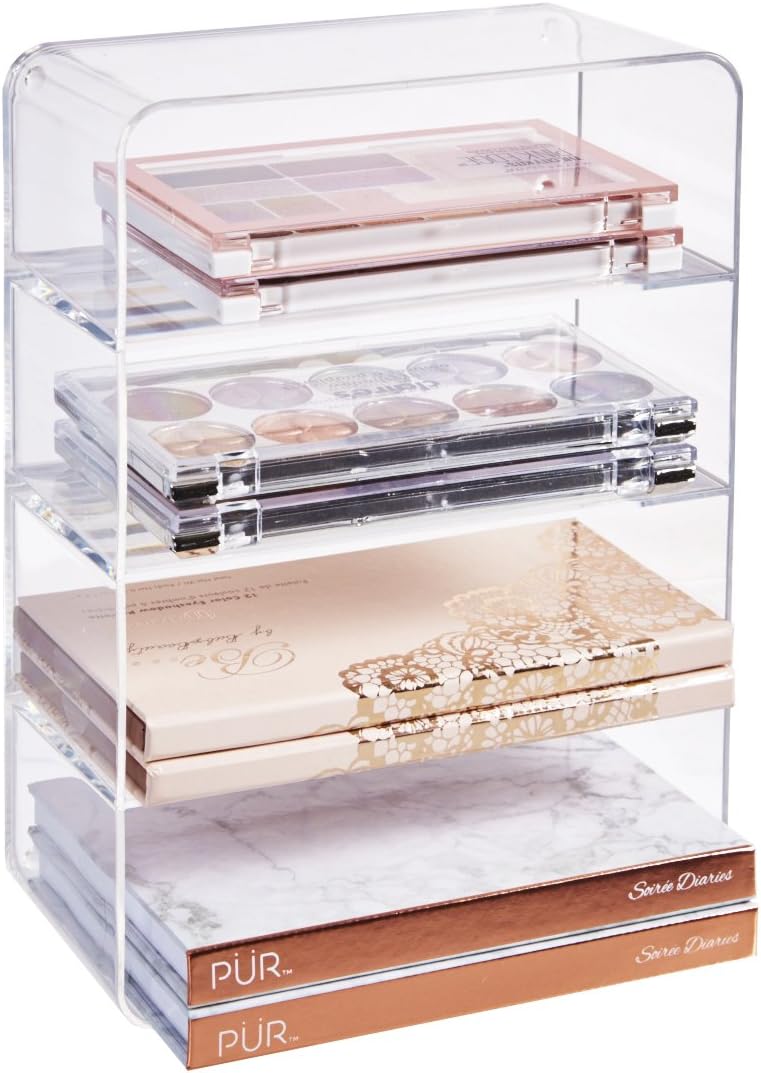 Amazon.com: byAlegory Acrylic Hair Accessory Organizer With Large Slots ...