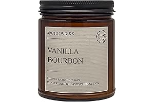 Arctic Wicks Bourbon Scented Candle