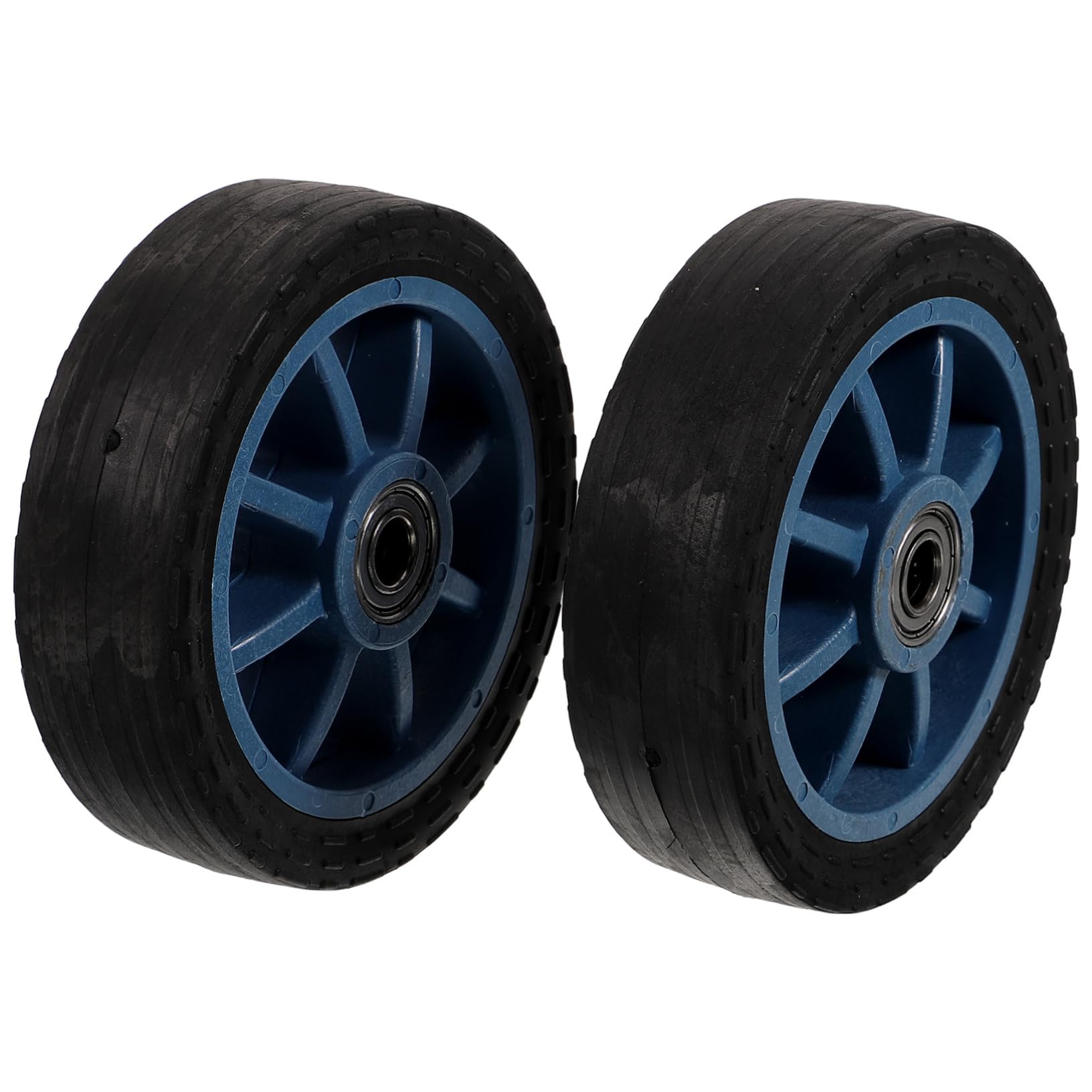 TOYANDONA Roues en Pvc Accessoires Amovibles et Faciles à Utiliser Lot de 2 pour Chariot et Fauteuil Roulant pour Remplacement et Mobilité