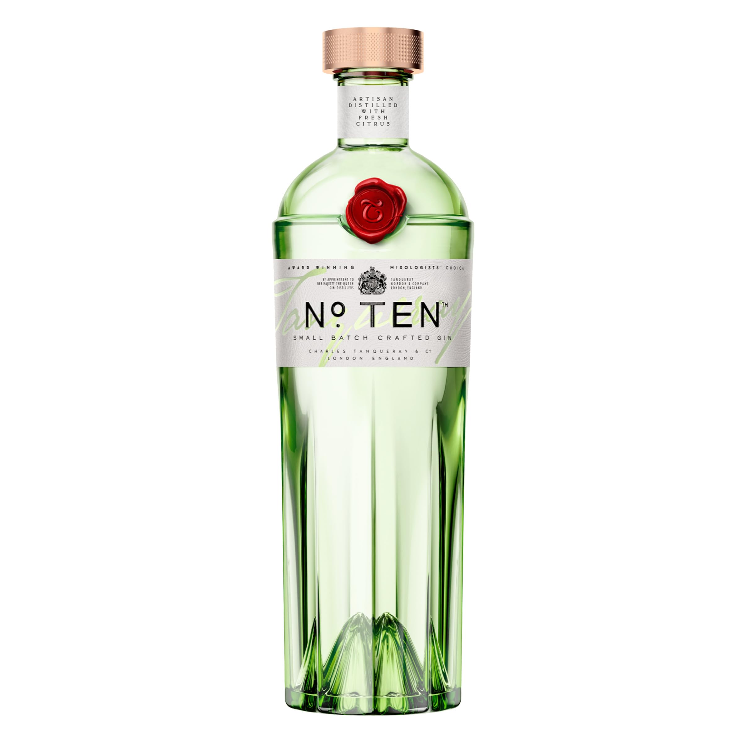 Tanqueray No. 10, Premium, Geschenk für besondere Momente, Spirituose für Gin & Tonic, Ten, 47% Vol, 700ml Einzelflasche