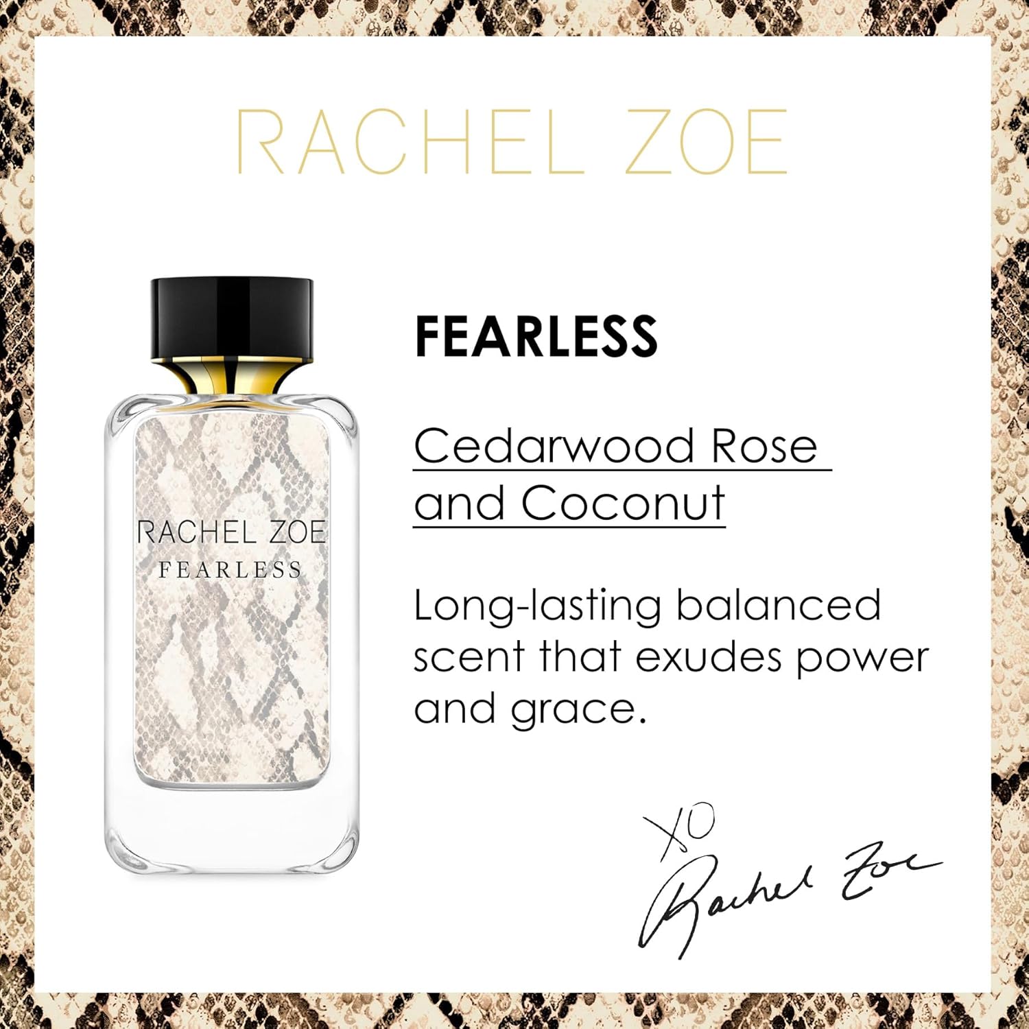 Rachel Zoe Fearless Eau De Parfum Spray - Gourmand Fragrance Body Spray for Women - Vanilla And Tuberose Musk - Designer Womens Perfume - 3.4 oz - Image 5