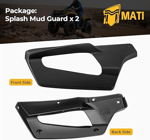 Miniatura 7 de M MATI Guardabarros trasero izquierdo y derecho protector contra salpicaduras para Honda Rancher 350 Rancher 400 2004-2007 80250-HN7-000ZA