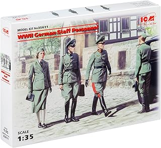 ICM Models WWII German Staff Personnel Building Kit