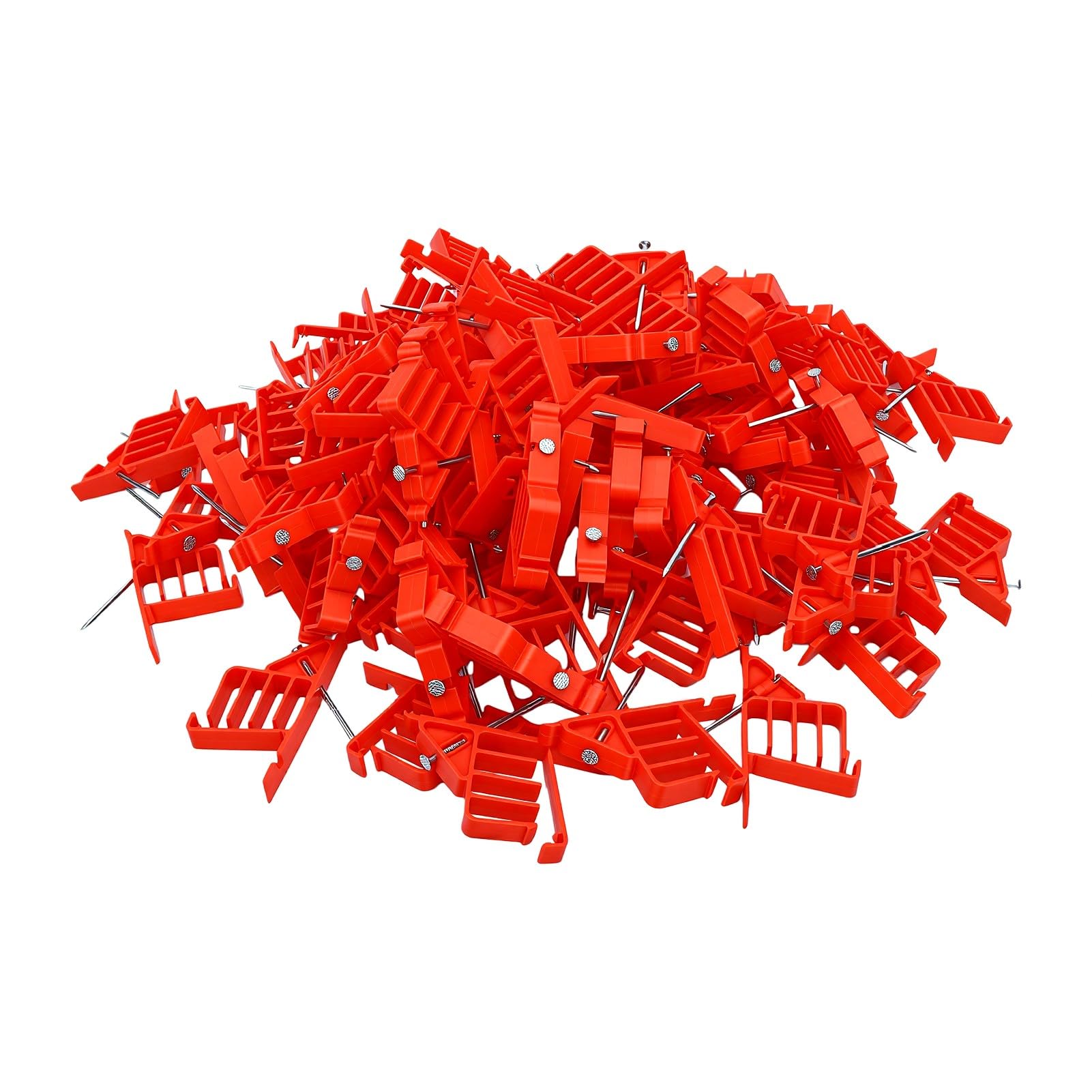 Cocoarm Clips de Gestion des Câbles 100 Pièces avec Clous en Acier,