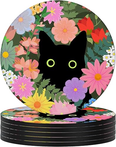 Miniatura 9 de Swooflia Posavasos para bebidas, mesa de café, calibre 12, vintage, de bronce, absorbente, juego de posavasos absorbentes de silicona para Bronce