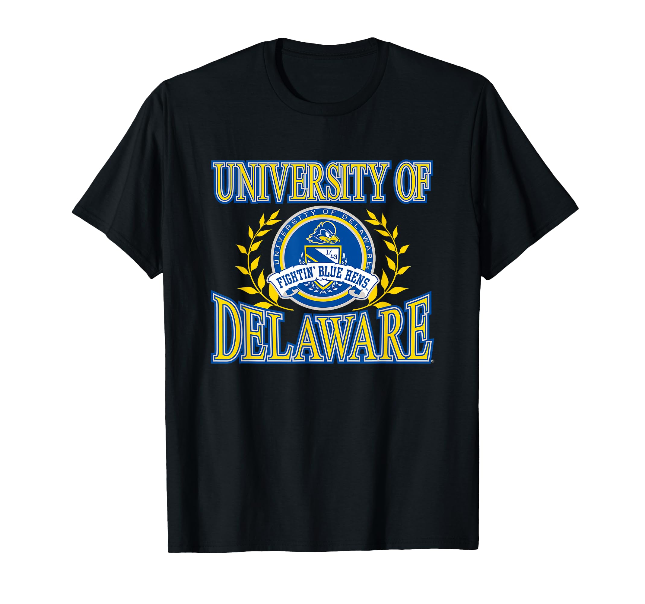 Delaware Fightin' Blue Hens Laurels Officially Licensed T-Shirt