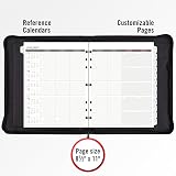 AT-A-GLANCE Day Runner Deco Slim Profile Starter Set, Undated, 3 Rings, Size 5, 8-1/2 x 11", Black (207-0386) – view 2