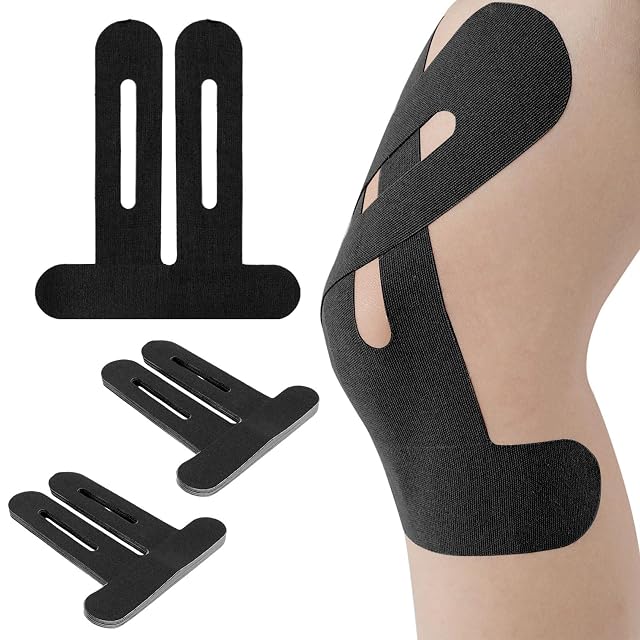 10Pcs Kinesiology Tape for Knees Athletic Tape Waterproof Breathable Kinesio Tape Elastic Sports Tape for Knee Pain Relief