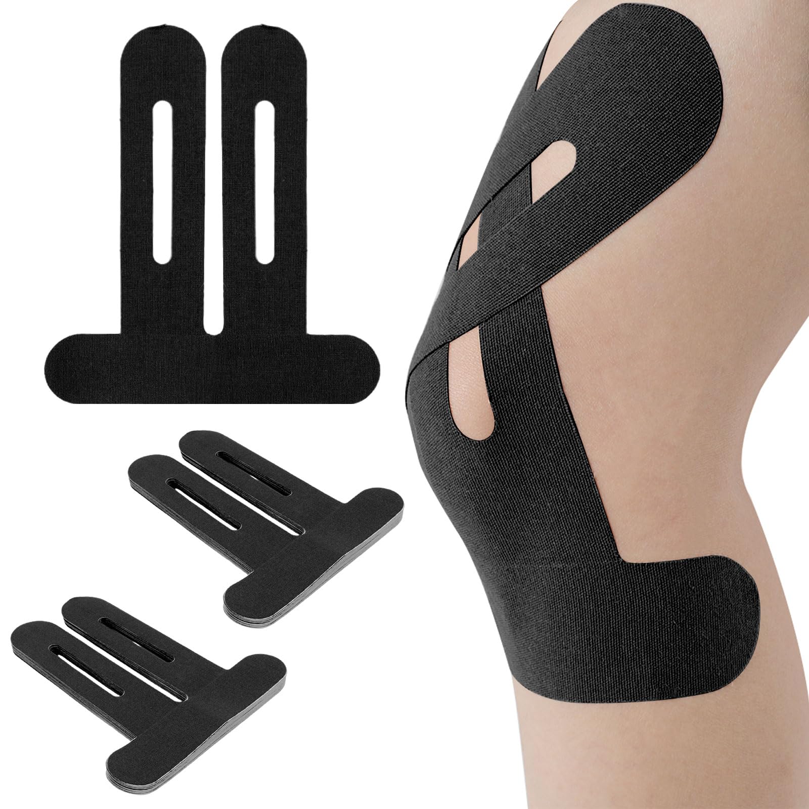 10Pcs Kinesiology Tape for Knees Athletic Tape Waterproof Breathable Kinesio Tape Elastic Sports Tape for Knee Pain Relief