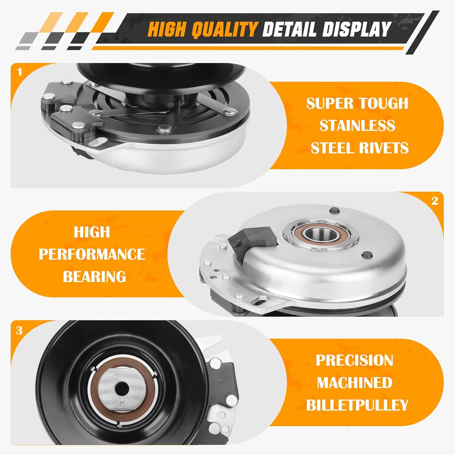 AM141536 Electric PTO Clutch AM134397 Fits for John Deere Warner Z425 Z445 Z335M Z355R X520 X534 AM136787 5219-62 5219-87 5219-127