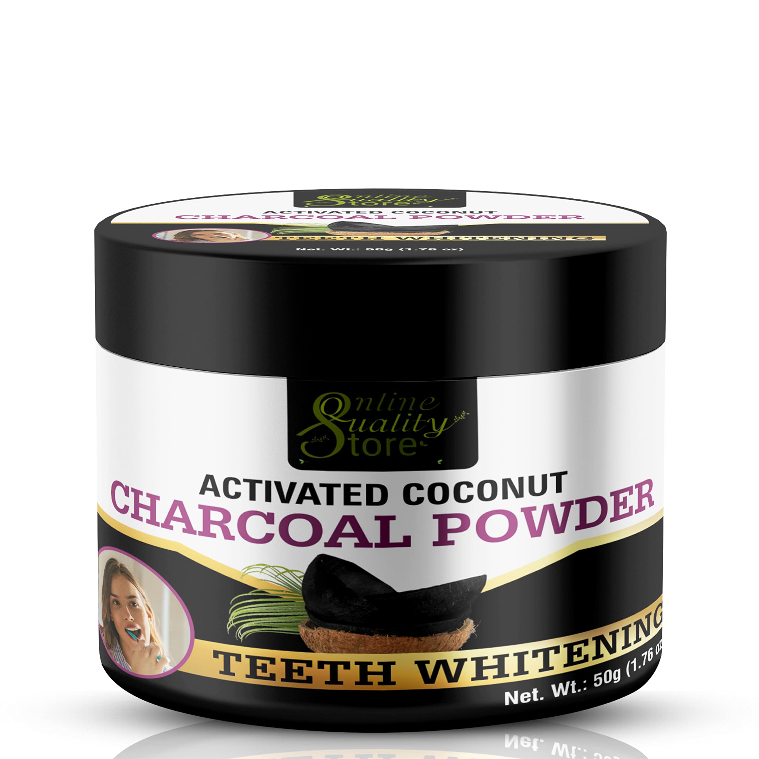 Online Quality Store Activated Charcoal Powder for Teeth Whitening-50g Teeth Whitening Products Enamel safe & Fresh Breathe |teeth whitening powder natural-50g (B09X4DCTYV) Amazon Price History, Amazon Price Tracker