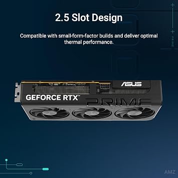 ASUS PRIME-RTX5050-O8G-NVIDIA-GEFORCE-RTX 5050-8GB GDDR6-128bit-2707MHz-OC-HDMI-3xDP-DLSS4 GRAPHICS CARD