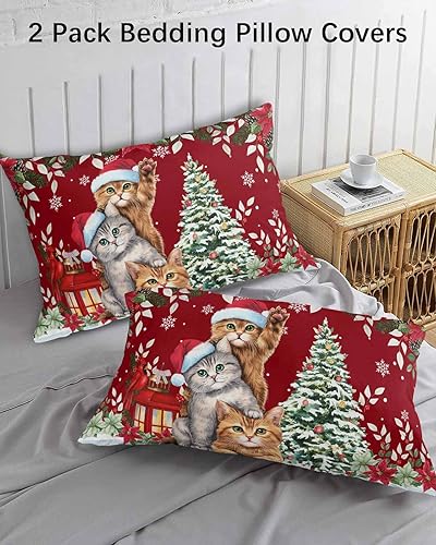 Miniatura 3 de Fundas de almohada de Navidad tamaño King, 2 paquetes de fundas de almohada suaves para cama, fundas de almohada para sofá, sofá de cuerpo largo,