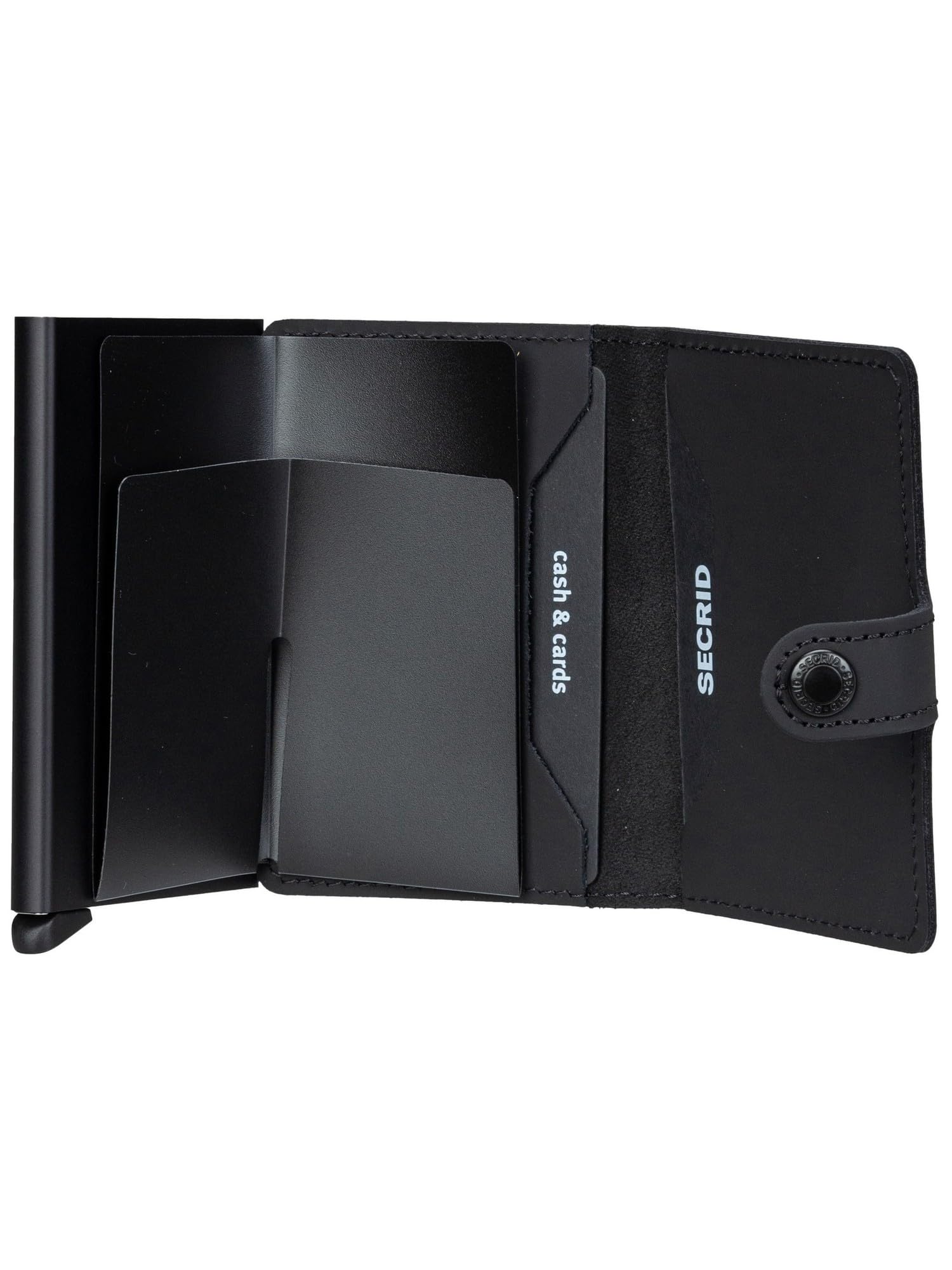 Secrid Miniwallet Matte Black. Cartera Tarjetero para Hombre
