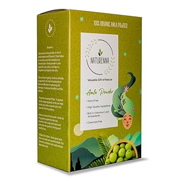 NATURENNA Natural Amla Powder for Hair Mask & Face Mask (150 gm)