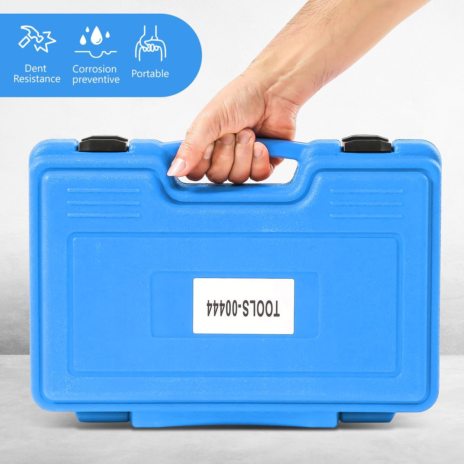 DNA Motoring 5pcs Front End Service Ball Joint Separator Set, Tie Rod Removal Tool, Pitman Arms Puller, Ball Joints, Tie Rods, W/Storage Case, Blue, Tools-00444