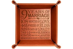 Kate Posh 9th Anniversary Catchall & Valet Tray Engraved