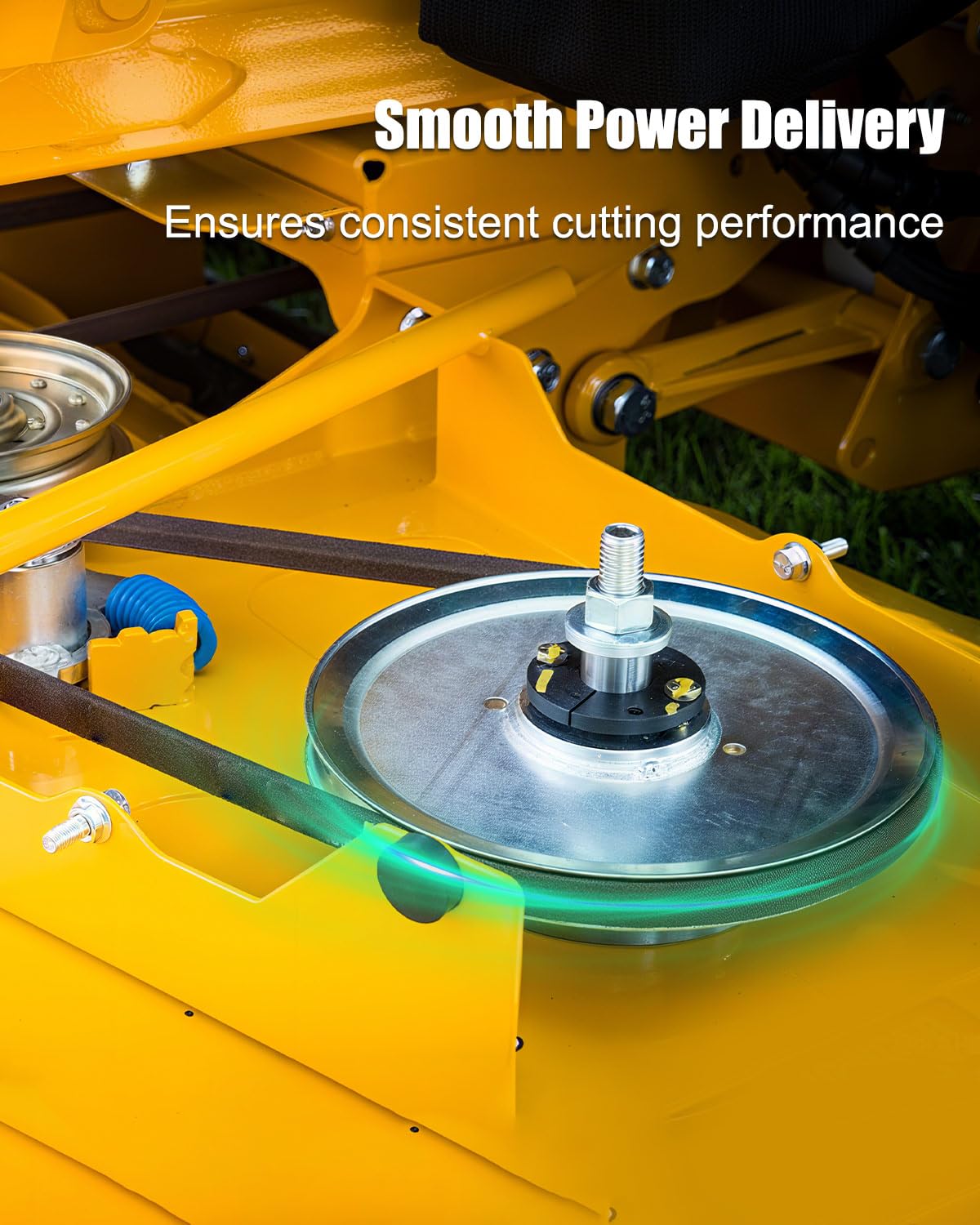 Deck Drive Belt 170 × 0.63 inch Fits for John Deere Z520A 54" Mower Deck Replace TCU26905 TCU23045 M172963 84003642 602078 588264802 575658401 574285901 543097 5103868 5100046 4163569