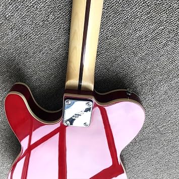 Custom Red TELE Electric Guitar with Rosewood Fingerboard and Chrome Vibrato System - and Professional Guitarra Electrica