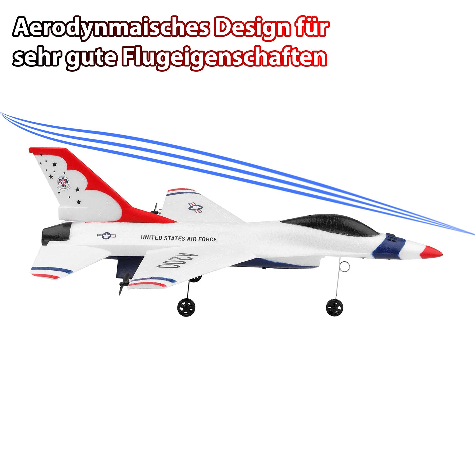 RC Flugzeuge Fernbedienung Flugzeug LED Nachtlicht 2,4 GHz