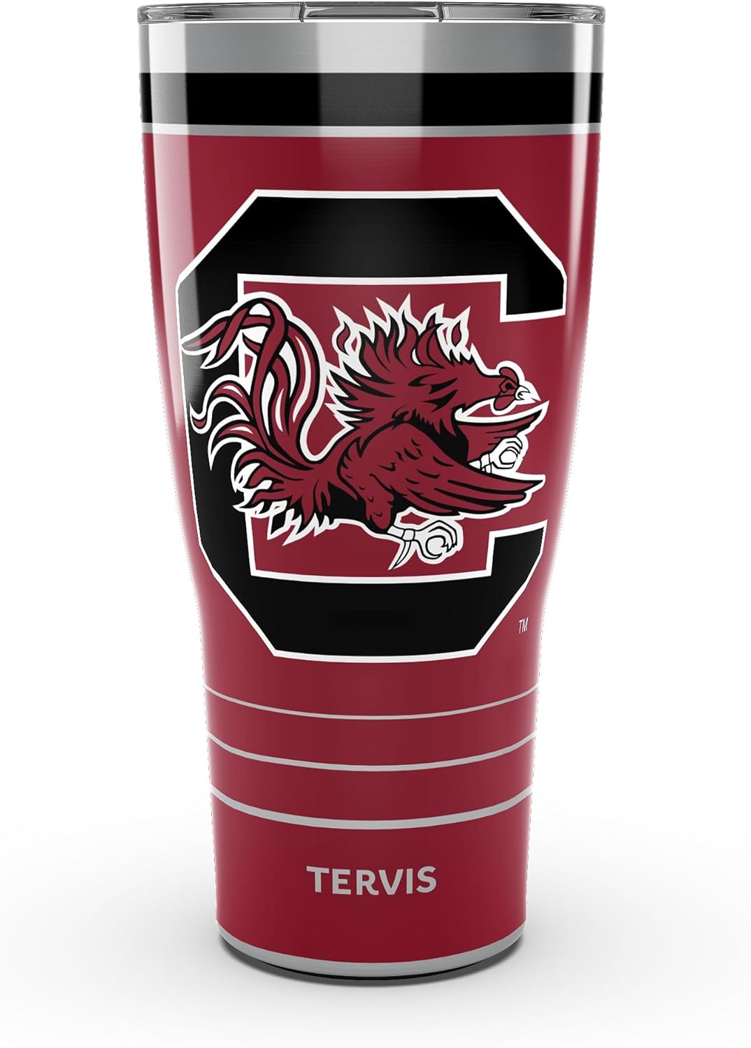 Tervis Traveler South Carolina Gamecocks - MVP Triple Insulated Tumbler Travel Cup Keeps Drinks Cold & Hot, 30oz, Stainless Steel