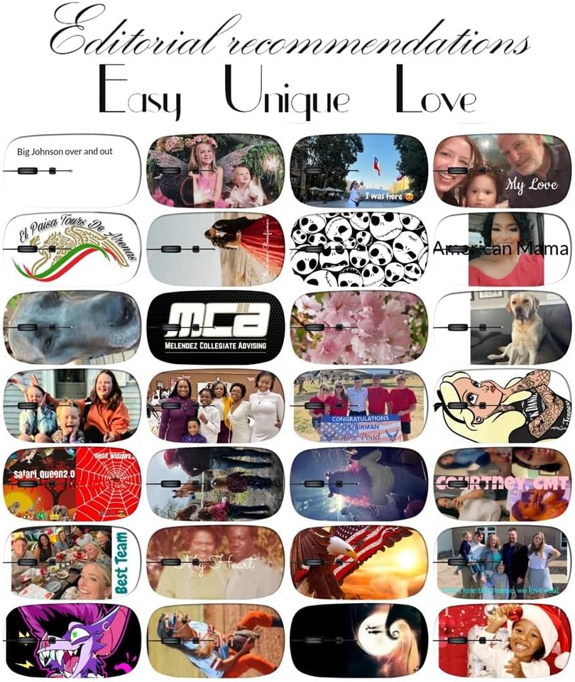 Miniatura 9 de maizi USB Mouse Wireless Dog Breeds Belgian Laekenois for Mac Laptop PC Chromebook, Dog Pet Belgian Laekenois Made in The USA