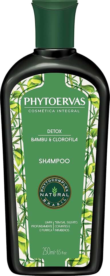 Phytoervas Detox Shampoo Uso Diário, 250 ml