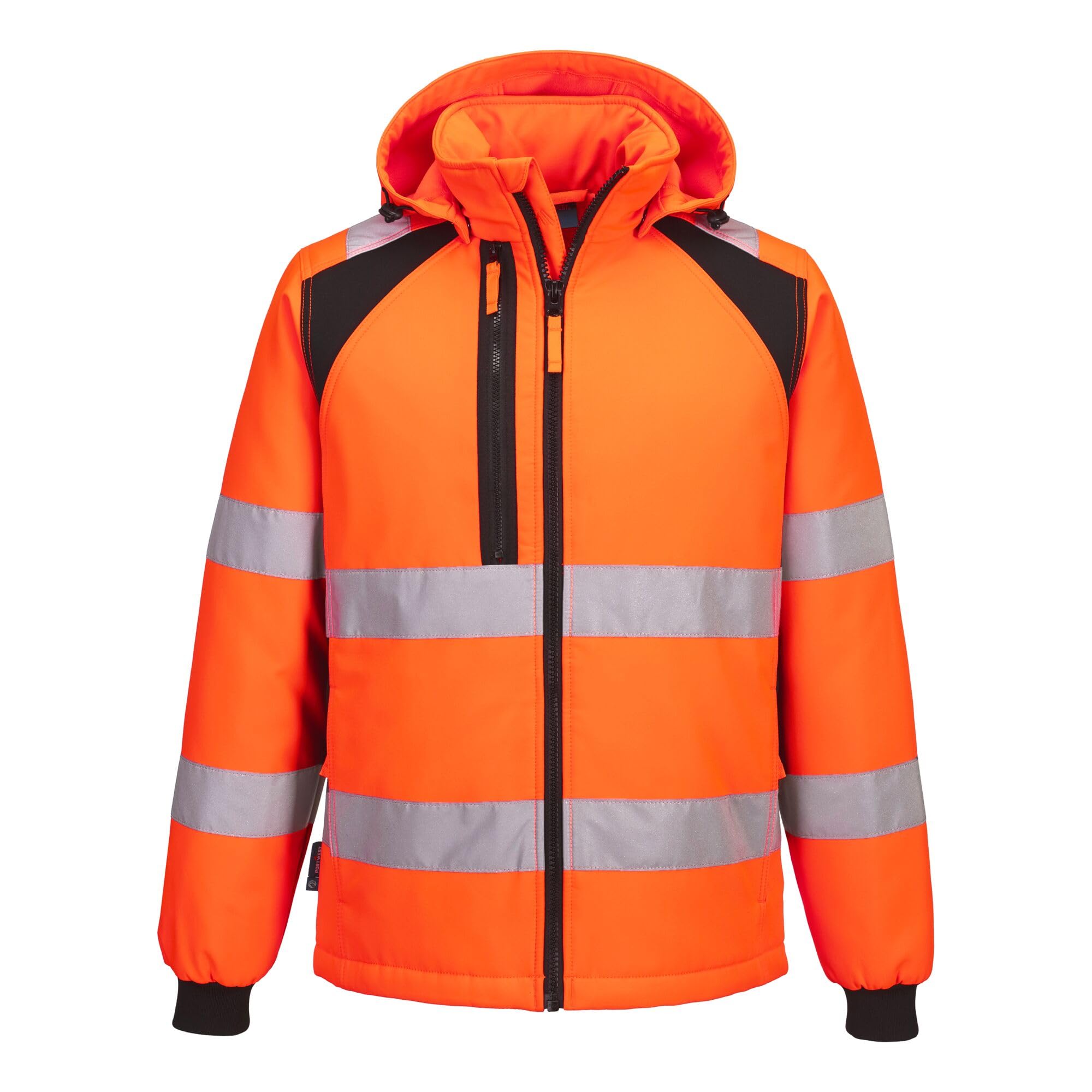 Portwest WX2 CD809 Eco Hi-Vis Padded Softshell Jacket Sustainable