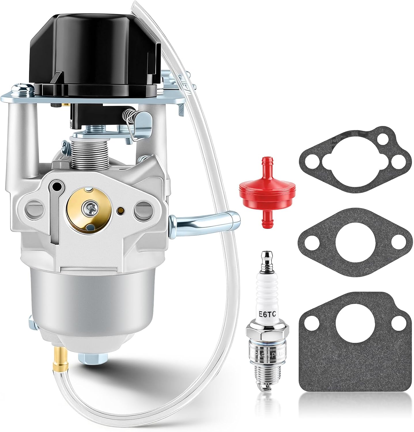 308054124 Carburetor for Ryobi RYi2300BT RYi2300BTA RYi2300VNM RYi2000GRA RYi2200GRA RYCi2200BTA RYi2200GR Generator New Upgrade Carb Kits with Spark Plug & Fuel Filter, Replace Part# 308054123