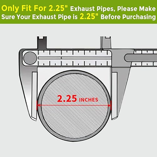 Miniatura 14 de Convertidor catalítico universal de entrada y salida de 2 pulgadas/2.25 pulgadas/2.5 pulgadas/3 pulgadas, convertidor de encaje directo, acero