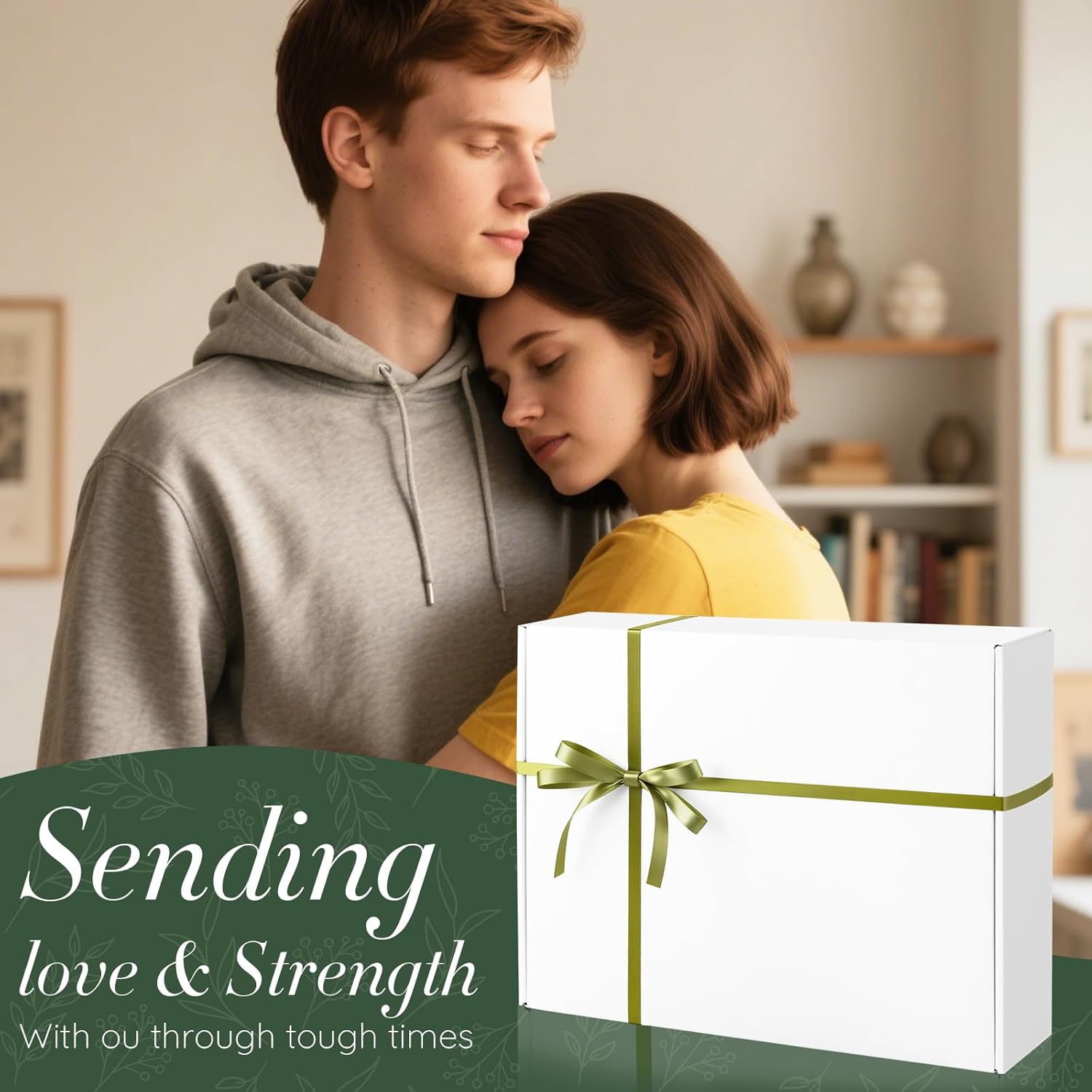 Sympathy Gifts for Loss of Loved One, Memorial Condolences Gift Basket with Suncatcher for Loss of Mother Father Husband Friend Child Baby, Bereavement Grief Care Package for Women Healing