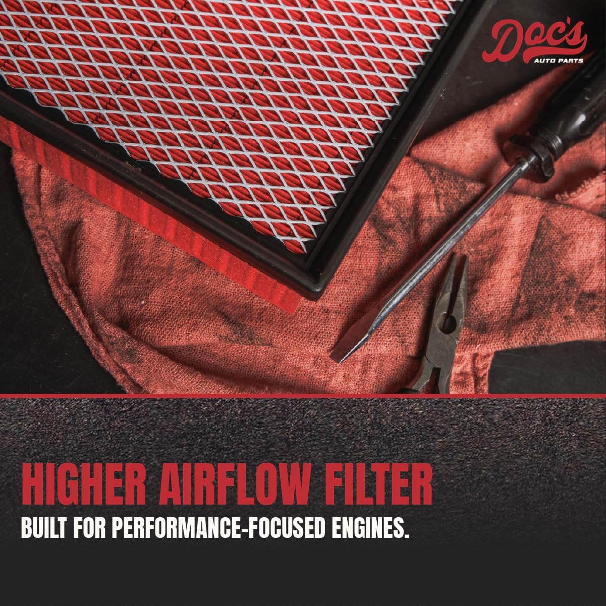 Doc's MaxFlow Air Filter Fits Ram 2500 6.7L 2011-2024