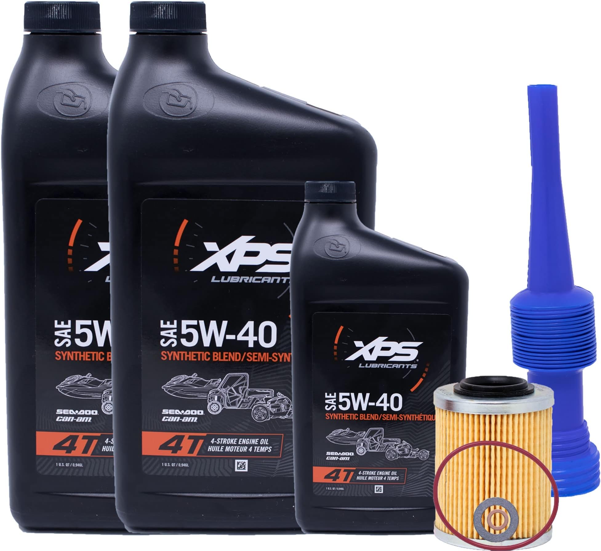 CanAm New OEM XPS Engine Oil Change Kit 10W50 Rotax 900