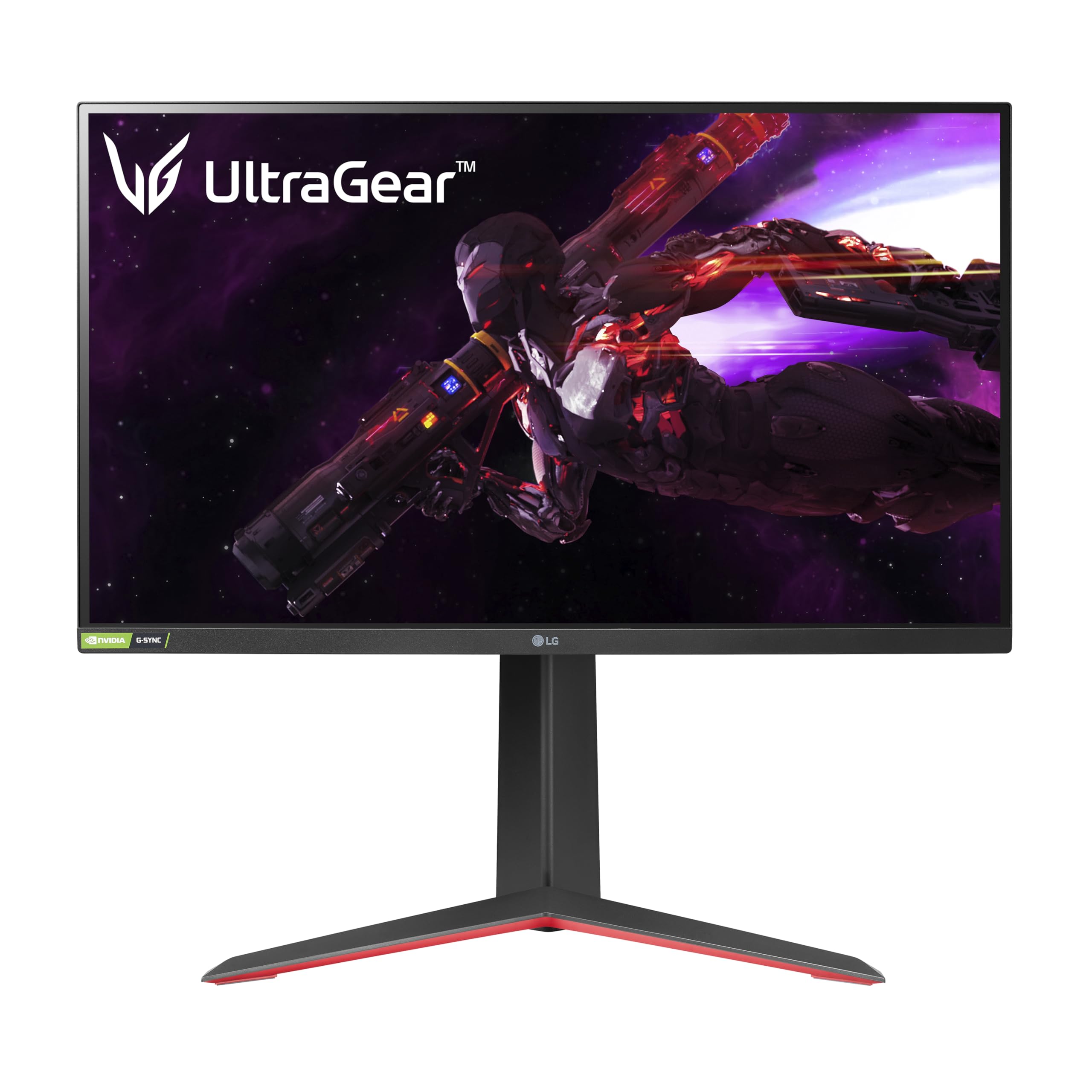 LG 27GP850-B Ultragear Gaming Monitor 27-Inch QHD (2560 x 1440) Nano IPS Display 1ms Response Time 165Hz Refresh Rate NVIDIA G-SYNC Compatible AMD FreeSync Premium Tilt/Height/Pivot Adjustable Stand