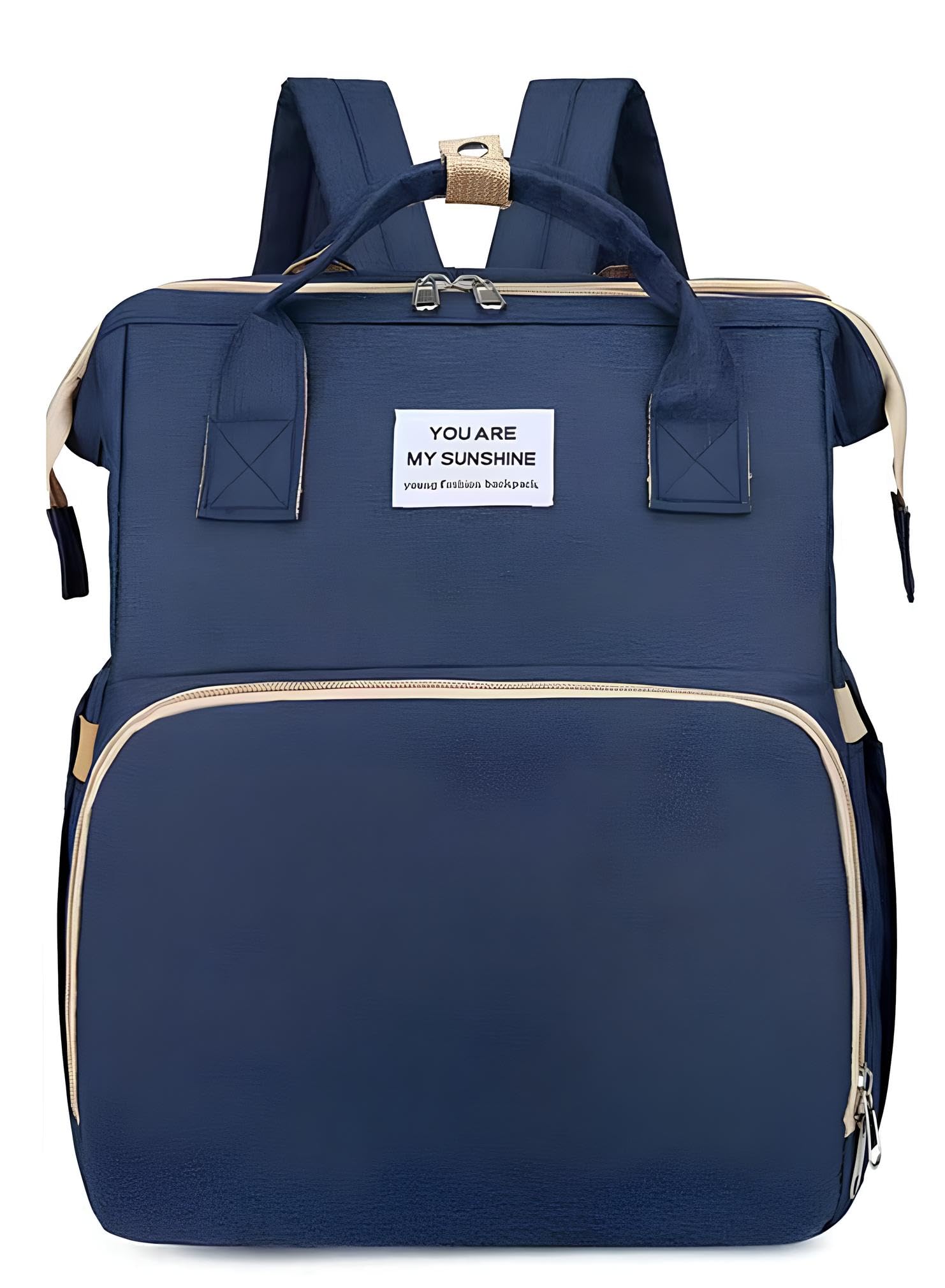 Genérico Kangoobaby Mochila cuna, Mochila Carro Bebé, Cambiador Pañales Bebés, Mochila de Pañales, Bolsa Pañales Maternidad para Mamá, Portátil con Ganchos para Carro