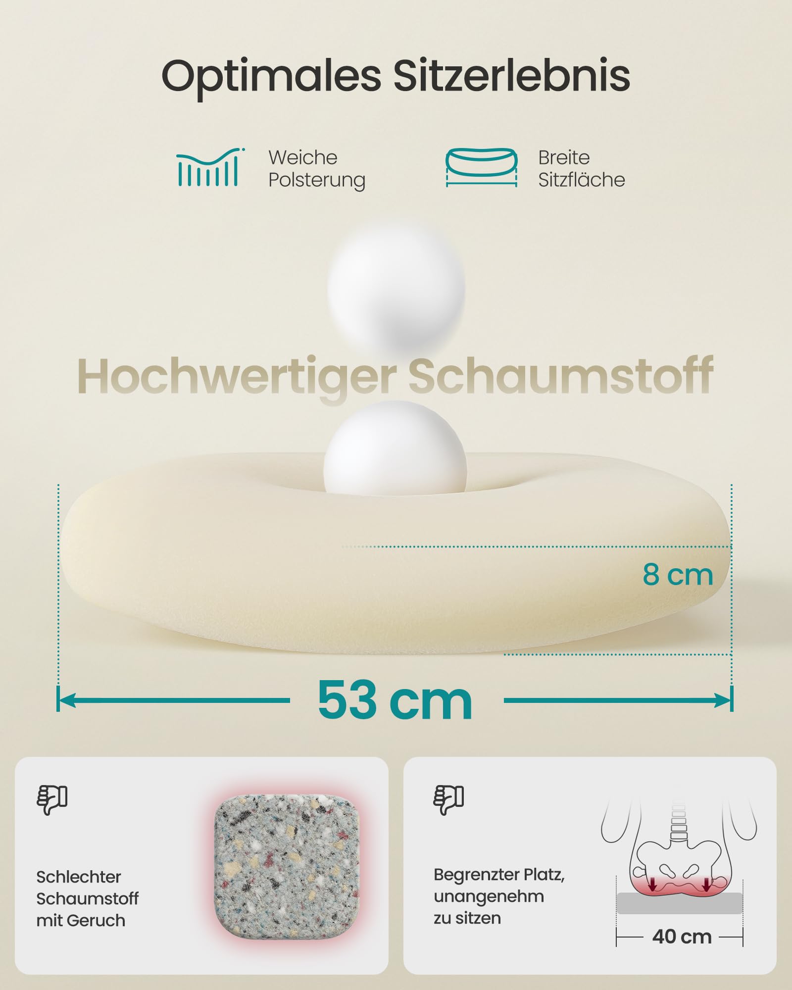 SONGMICS Bürostuhl ergonomisch Drehstuhl Mesh Lendenstütze Kopfstütze Wippfunktion 53 cm Sitzfläche klappbare Armlehnen schwarz OBN37BK