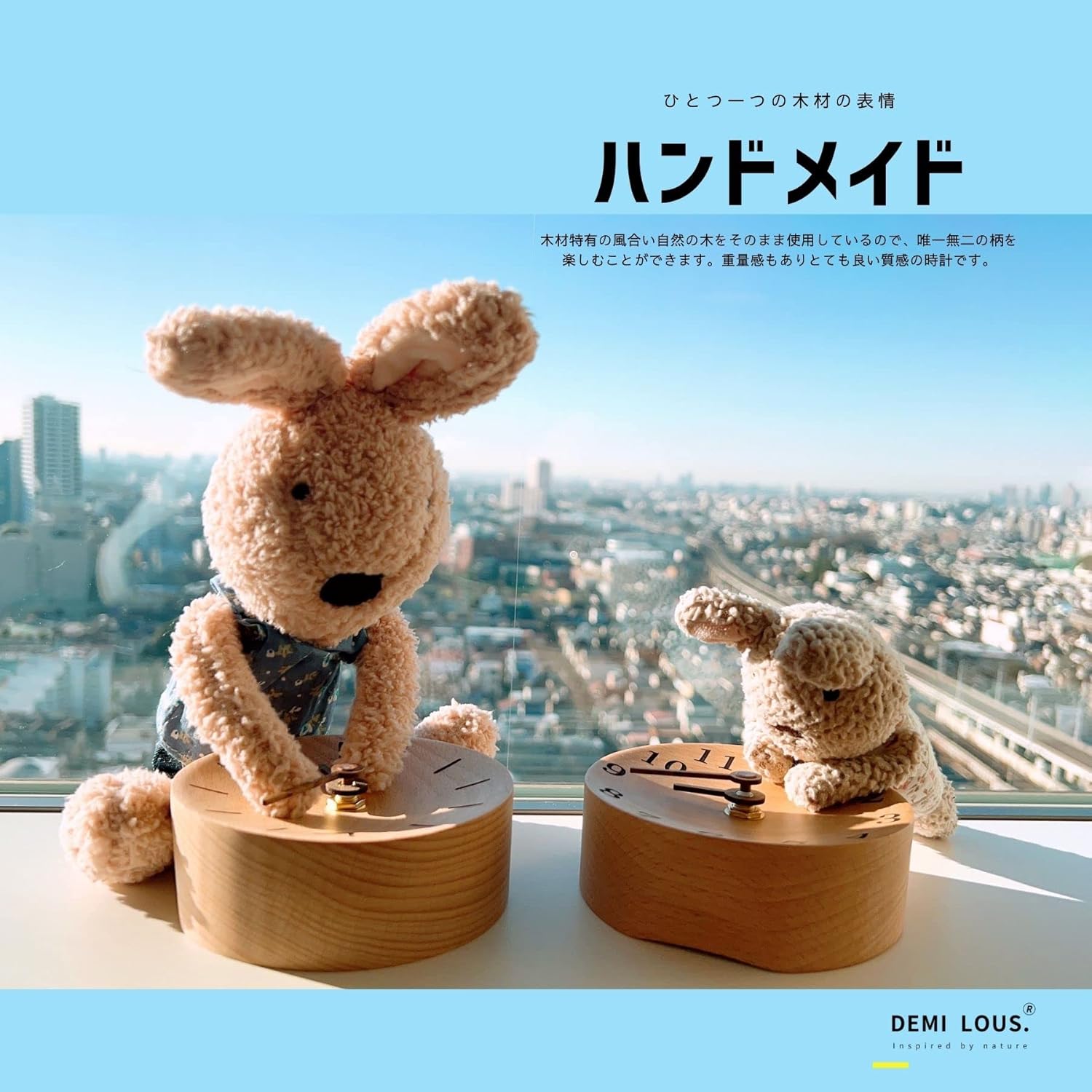 Buy Table Clock, Solid Wood, Stylish, Analog, Round, Tabletop Clock