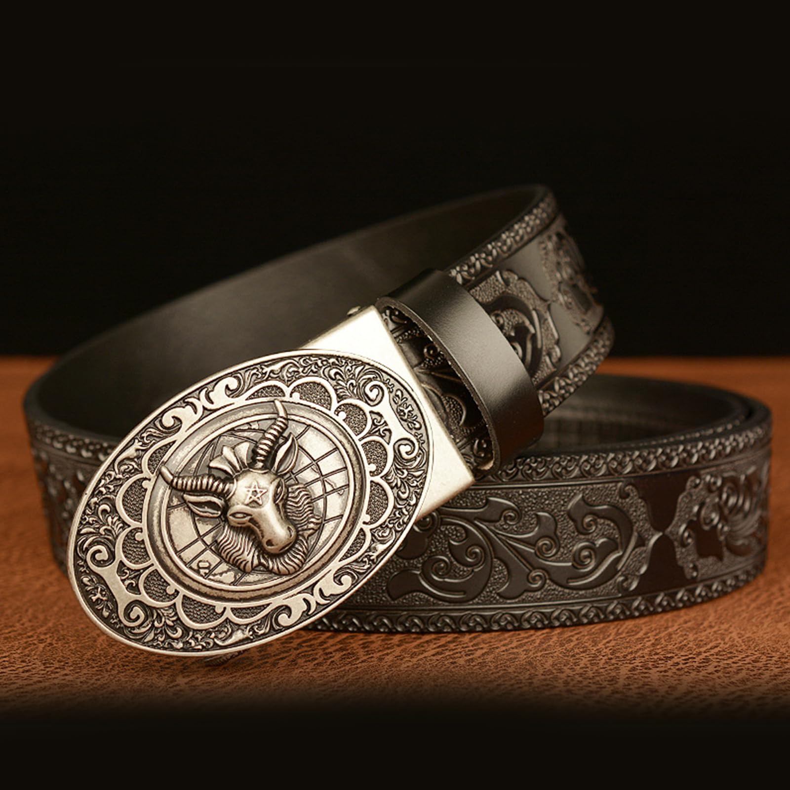 Ceinture extensible en cuir pour jeans
