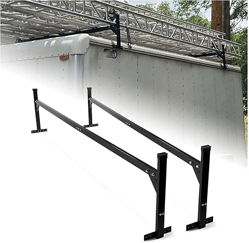 Kojem 64"-103.38" Adjustable Trailer Ladder Rack Compatible with Enclosed Trailers