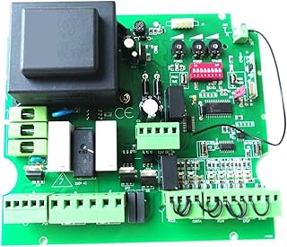 Automatic Sliding Gate Opener No Box Swing Gate Opener Control Board Card Plate for Update Universal Model AC Circuit Board Replacement Control Board Pure Copper Motor, Durable and Reliable (Color :