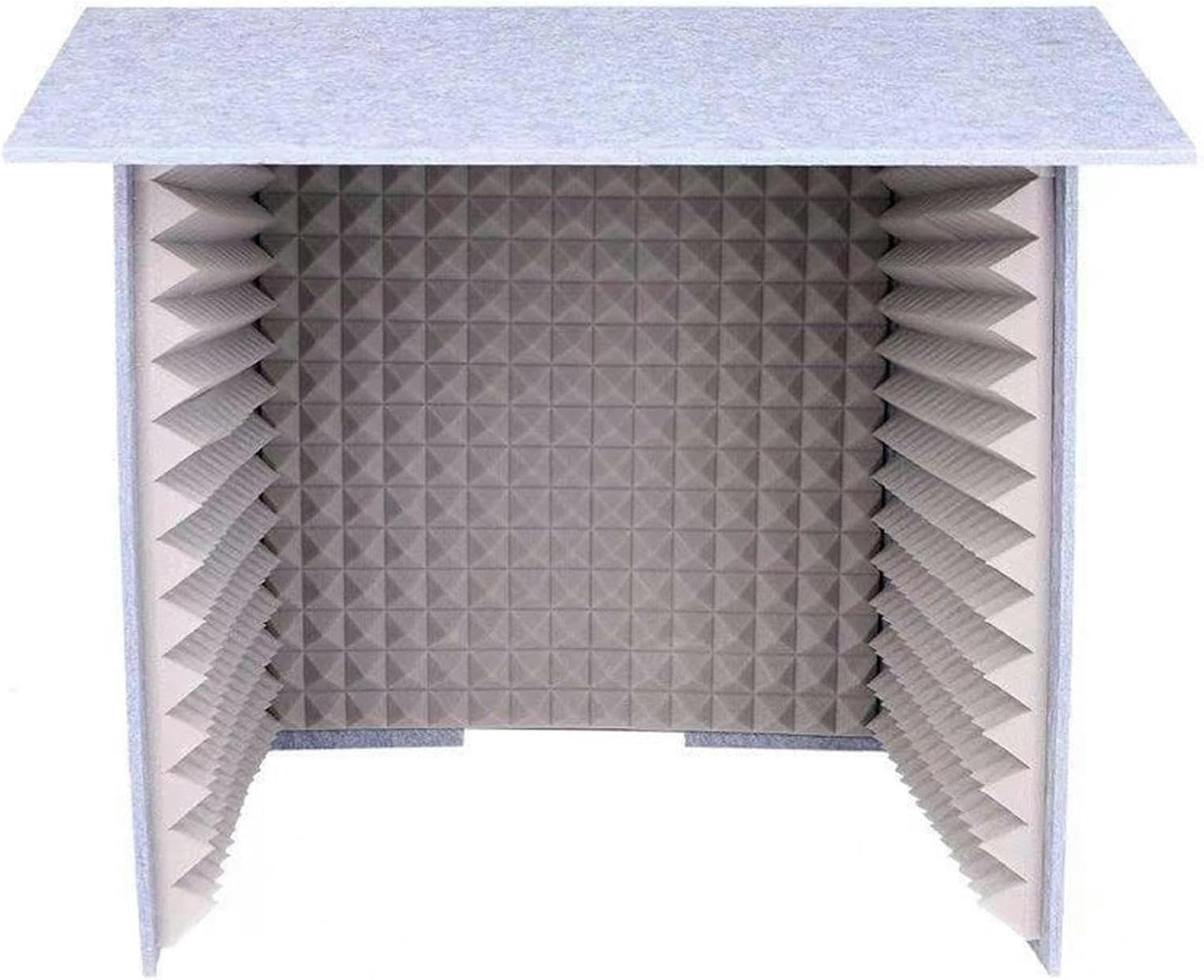 Boîte insonorisée portable pour isolation phonique avec couverture acoustique